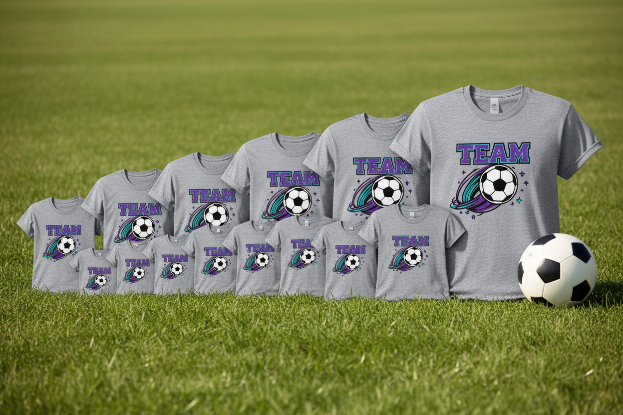 Family Tee Set - Girls Soccer Team