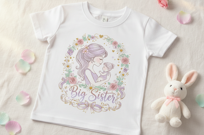 Kids Tee - Big Sister Detailed Design