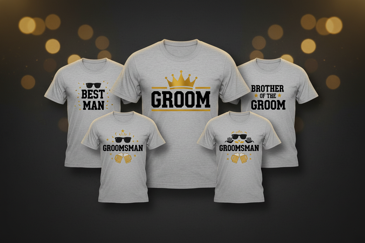 Mens Bachelor Party Group Tee Pack