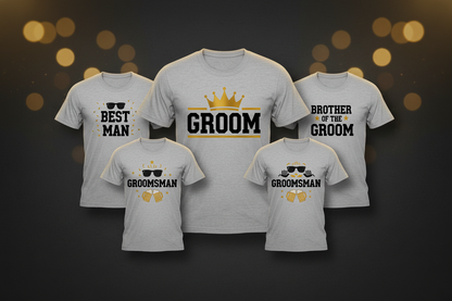Mens Bachelor Party Group Tee Pack
